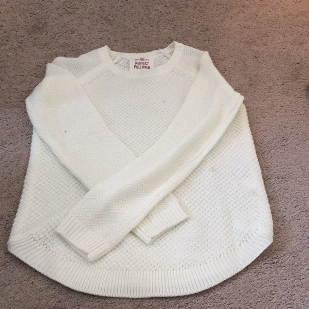 White/cream sweater pullover NWOT